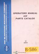 Blanchard-Blanchard No. 11, Surface Grinder Machine, Parts Lists Manual Year (1953)-No. 11-01